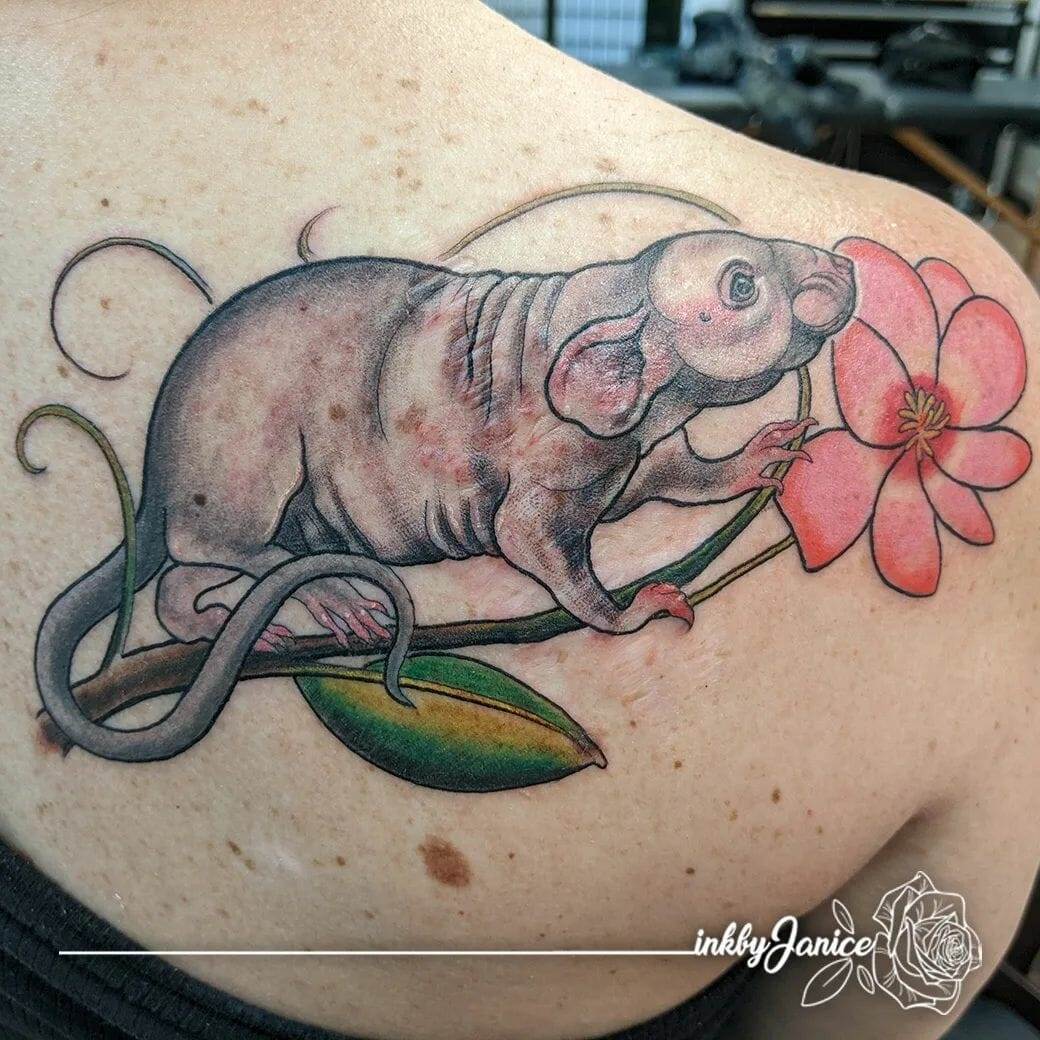 Lotus flower tattoo art idea gift
