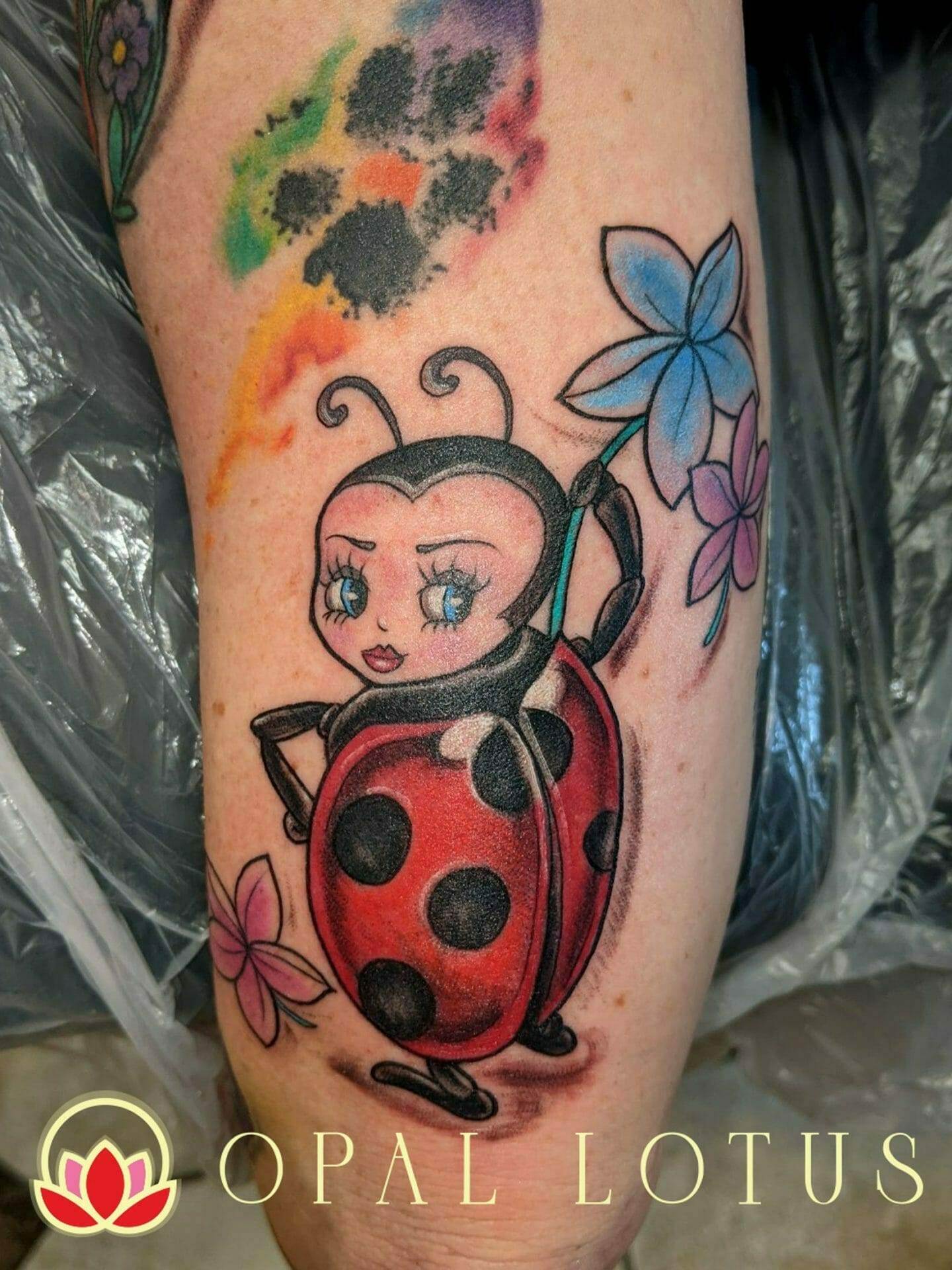 Tattoo Idea. Ladybug Tattoo. Midjourney Art. Ladybug Tattoo Idea. - Etsy