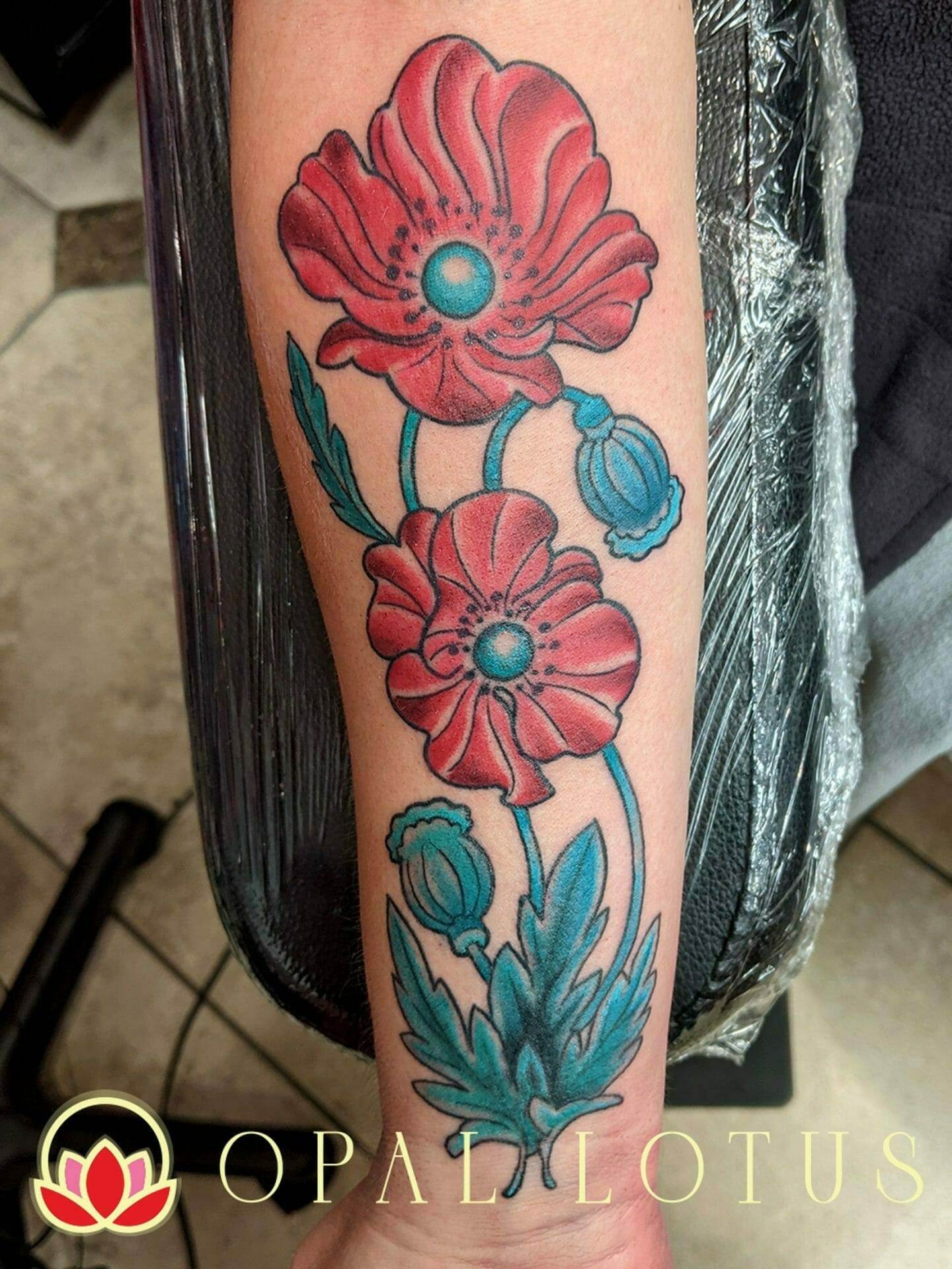 Poppy tattoo by Martha Bocharova  Tattoogridnet