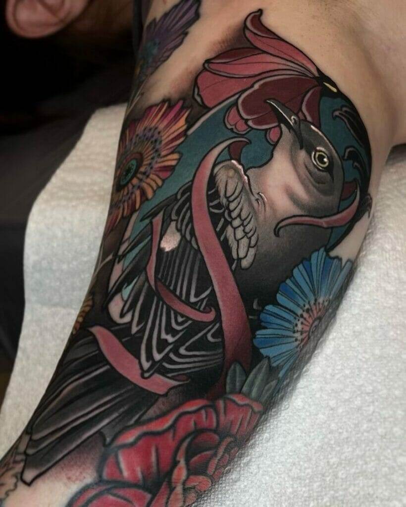 Traditional Tattoo on Instagram: “Work by @samuelebriganti / Follow  @whoistradi to see the b… | Traditional tattoo sleeve, Sleeve tattoos,  Traditional style tattoo