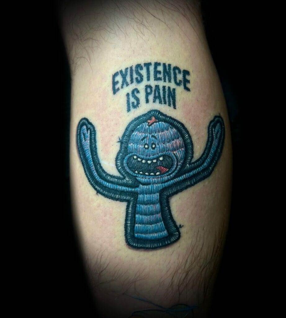 tattoo, existence, pain.