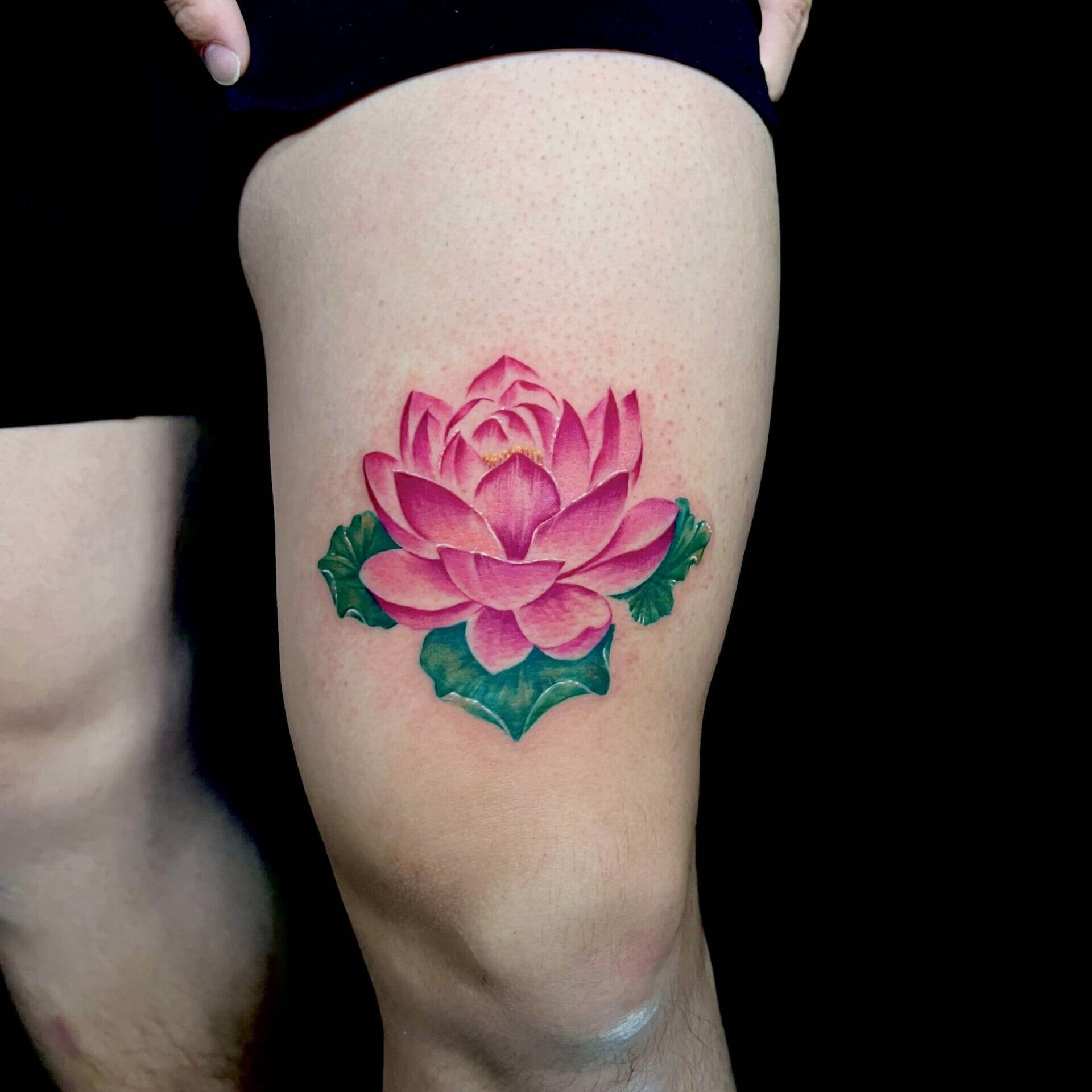 Thigh tattoo #thightattoo #femaletattoodesign #tattoo #newtattoo #inked  #atl #atltattoo #atltattoos #atltattooartist #atlanta… | Instagram