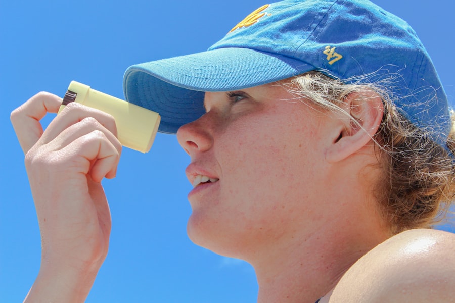 Photo Sunscreen application